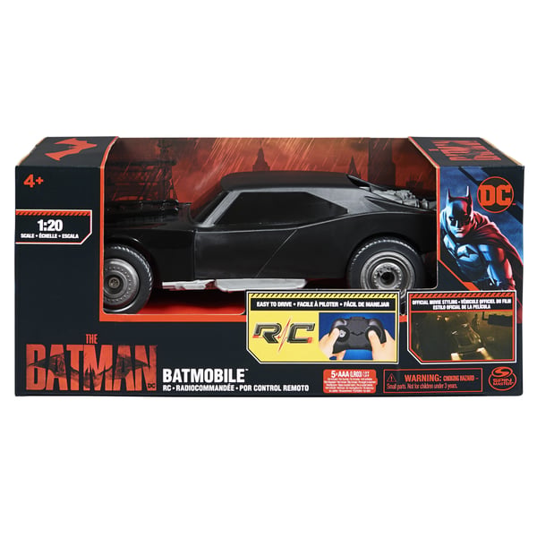 DC Comics DCR VHC Batmobile Movie GML radiostyrd modell Bil Elmotor 1:20