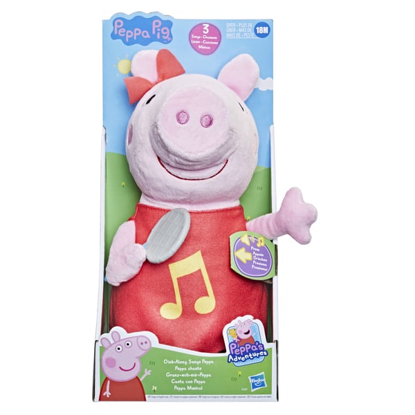 Peppa Pig Oink Along Songs Peppa Feature Plush