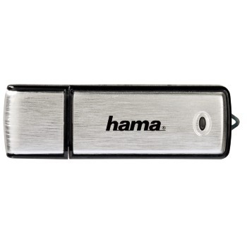 Hama 00104308 USB-muisti 32 GB USB A-tyyppi 2.0 Musta, Hopea