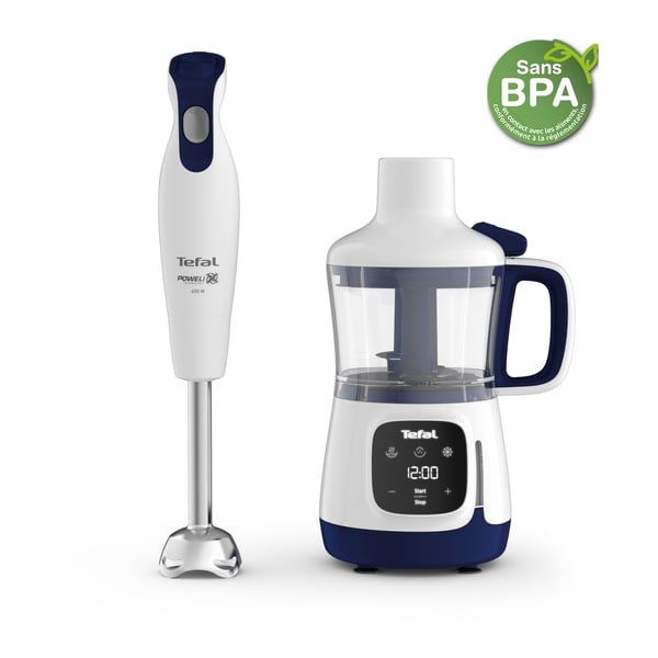 Tefal Yummy Gourmet HB55W4 0,8 l Mixer för matlagning 600 W Vit