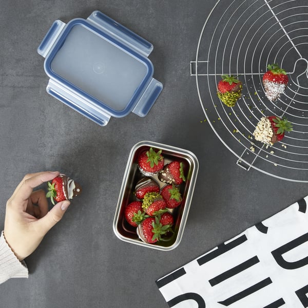 Tefal CLIP & CLOSE N1150310 enhed til madopbevaring Rektangulær Kasse 0,5 L Rustfrit stål 1 stk