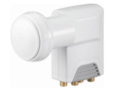 Microconnect LNBS-4 nedkonverterare Vit