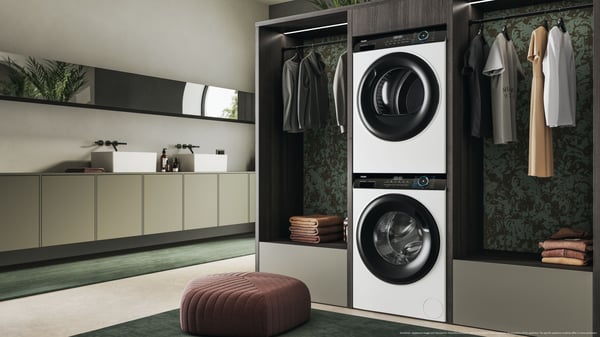 Haier I-Pro Series 3 HD90-A2939 tørretumbler Fritstående Front-læsning 9 kg Hvid