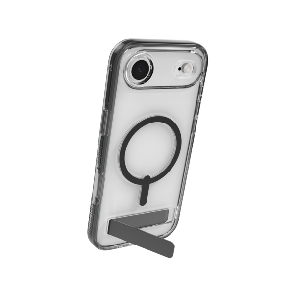 ZAGG Santa Cruz Snap Kickstand mobiltelefon etui 16,5 cm (6.5") Cover Sort, Transparent