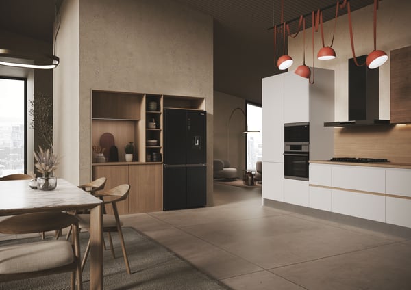 Haier HCR3818EWPT Vapaasti seisova 463 L Antrasiitti