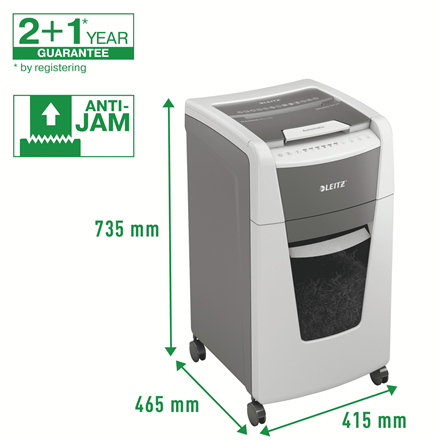 Leitz IQ Office 300 automaattinen paperisilppuri, P5