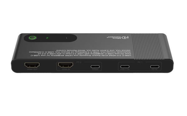 Microconnect HDMI & USB-C KVM Switch 2-Port KVM-switchar
