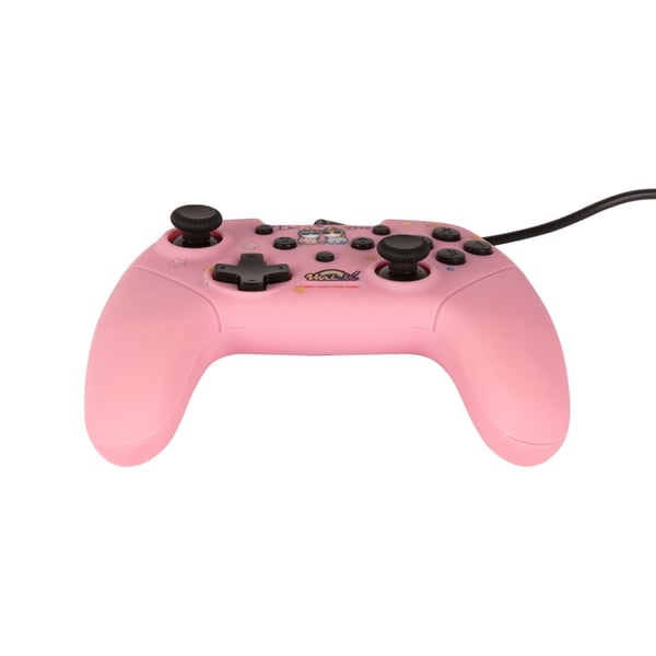 Konix KX UNIK SWITCH/PC PAD BE LOVE Rosa USB Spelplatta Analog / Digital Nintendo Switch, PC
