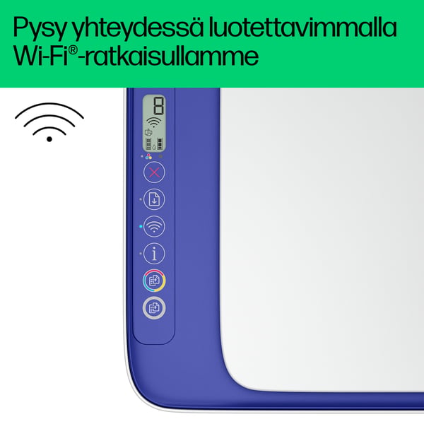 HP DeskJet 2821e Langaton All-in-One Väri Tulostin, Instant Ink; Kopiokone, skanneri