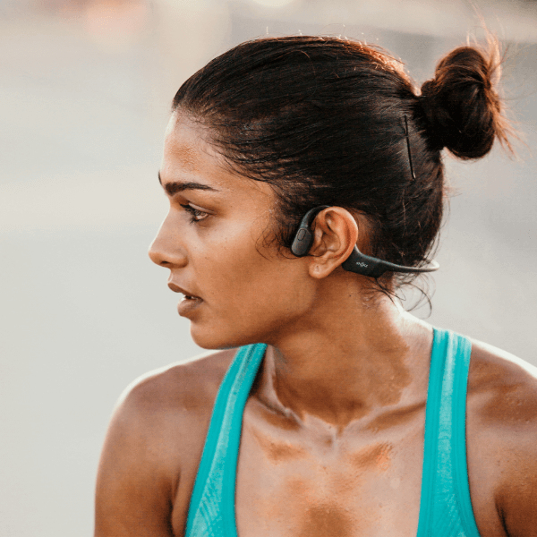 SHOKZ OpenRun Kuulokkeet Langaton Niskanauha Urheilu Bluetooth Musta
