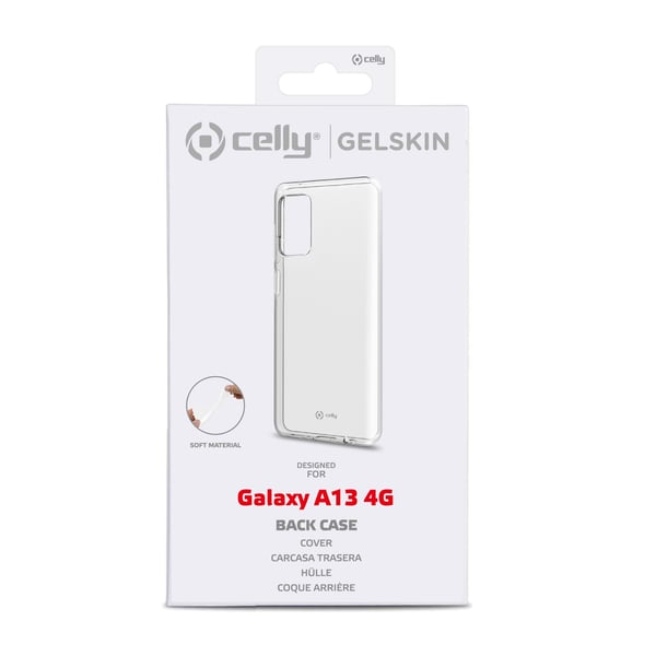 Celly Gelskin mobiltelefon etui 16,8 cm (6.6") Cover Gennemsigtig