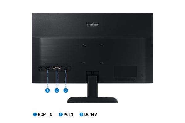 Samsung S33A tietokoneen litteä näyttö 61 cm (24") 1920 x 1080 pikseliä Full HD LED Musta