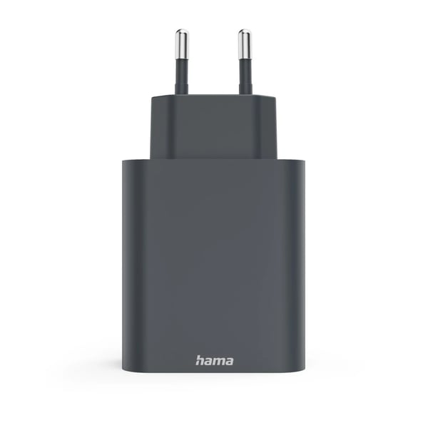 Laptopadapter Hama HAMA AC-LADDARE ECOSENTIAL 45W PD 1X USB-C, 1X USB-A, ANTRACIT
