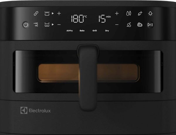 Electrolux EAFD11B Dubbel 11 l Fristående 2700 W Varmluftsfritös Svart