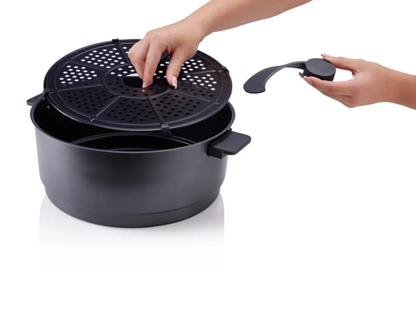 Hisense HAF1350DR Yksi 6,7 L Erillinen 1350 W Kuumakiertoilmakypsennin Musta
