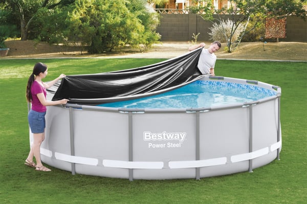 Bestway 58248 / 24 svømmepool afdækning Sikkerhedsafdækning til swimmingpool