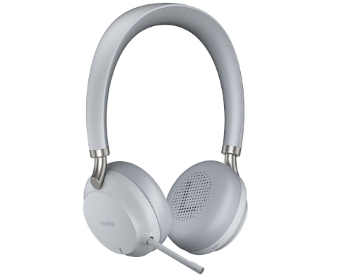 Yealink BH72 Headset Kabel & Trådlös Huvudband Samtal/musik USB Type-A Bluetooth Laddningsställ Ljusgrå