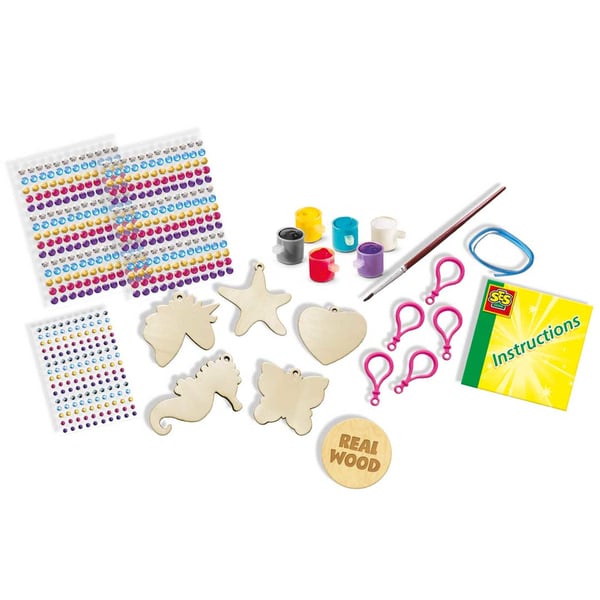 SES Creative Diamond painting - Wooden keychains