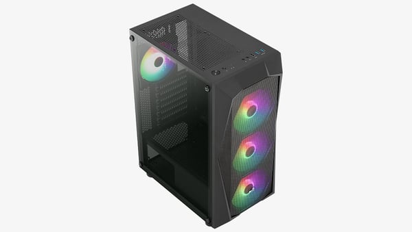 Aerocool Falcon Midi Tower Svart