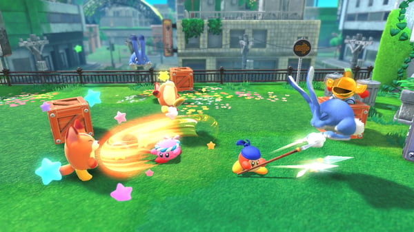 Nintendo Kirby and the Forgotten Land - Switch 2 Edition + Star-Crossed World (Switch 2) Nintendo Switch 2 Edition Flersproget Nintendo Switch 2