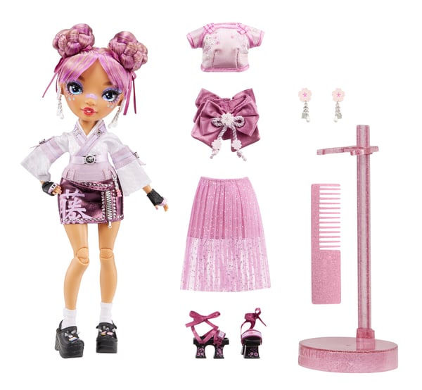 Rainbow High CORE Fashion Doll- Lila Tamamoto (Mauve)