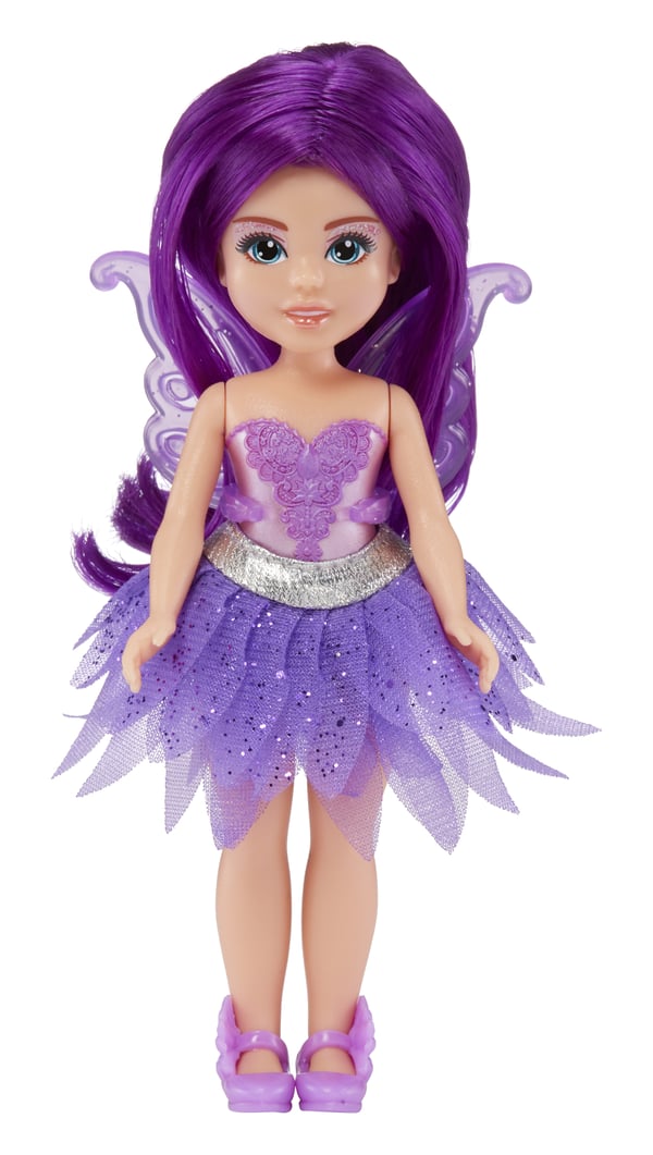 MGA's Dream Bella Color Change Surprise Little Fairies Doll- Aubrey (Purple)