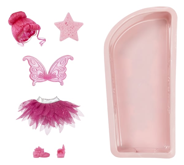 MGA's Dream Bella Color Change Surprise Little Fairies Doll- Jaylen (Pink)