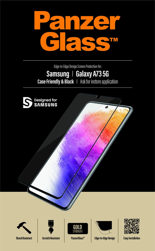 PanzerGlass ® Skærmbeskyttelse Samsung Galaxy A73 5G