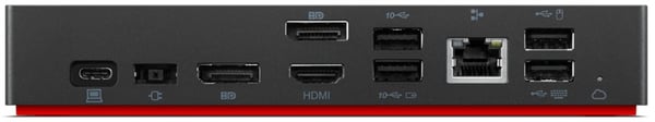 Lenovo ThinkSmart SmartDock Langallinen USB 3.2 Gen 2 (3.1 Gen 2) Type-C Musta