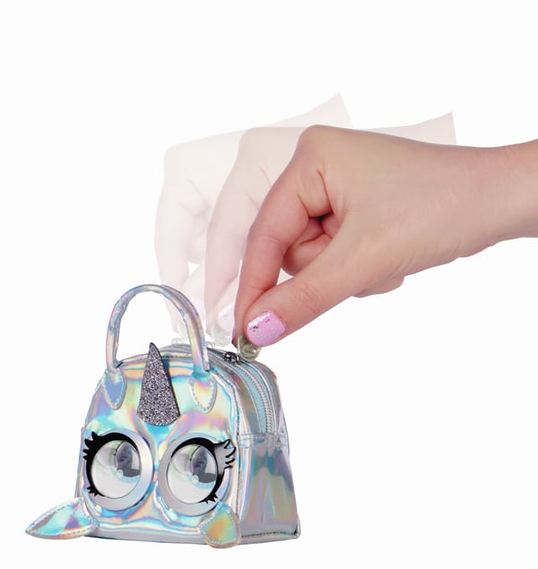 Purse Pets BAG Micro Narwhal GML Silver Pojke/flicka Handväska