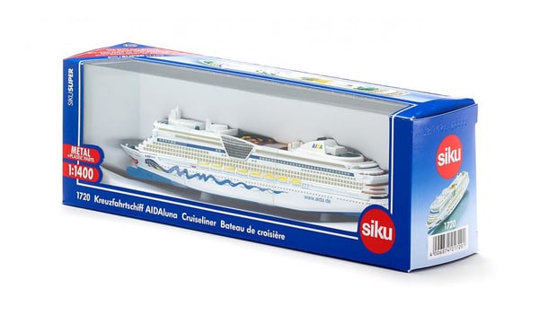 Siku Cruiseliner Aida Passagerarskeppsmodell Förmonterad 1:1400