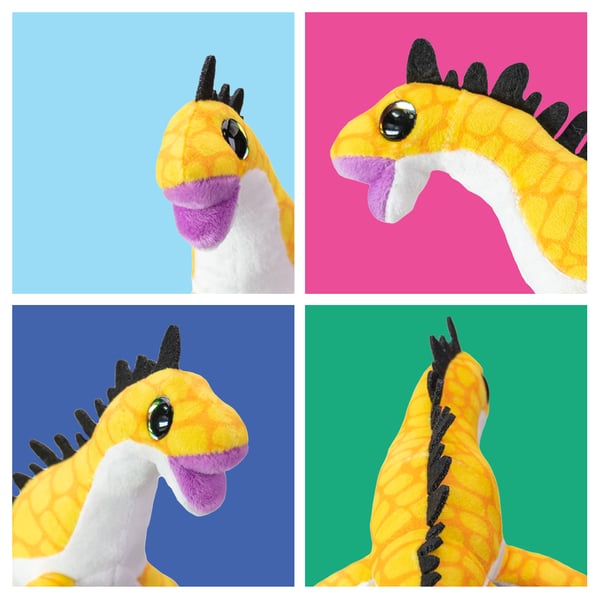 Lumo Stars Dino Plesiosaur classic plush