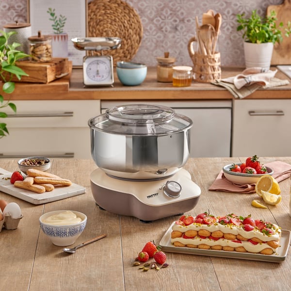 Imetec Cake Lover Seisova tehosekoitin 1500 W Beige, Ruskea, Ruostumaton teräs