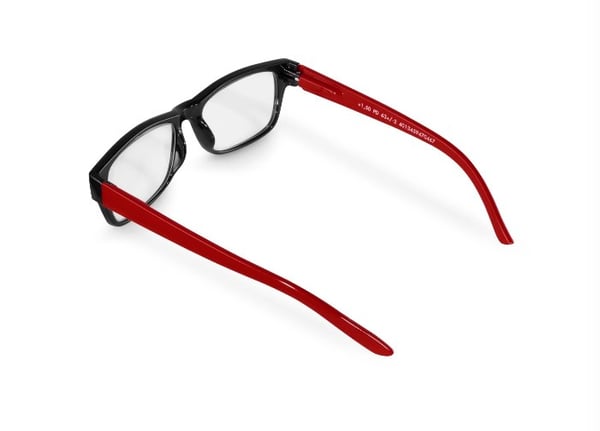 Hama 00096208 glasögon utan styrka Unisex Rektangel Hel båge Svart