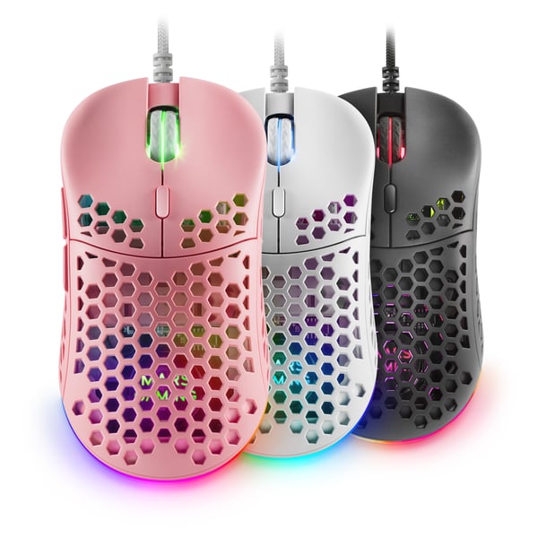 Mars Gaming MM55P mus Spil Højre hånd USB Type-A Optisk 12800 dpi