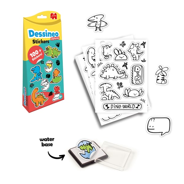 Dessineo Stickers Theme Pack - Dinosaurs