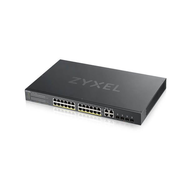 Zyxel GS1920-24HPV2 Administreret Gigabit Ethernet (10/100/1000) Strøm over Ethernet (PoE) Sort