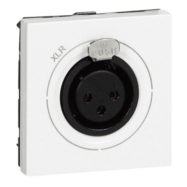 MOSAIC Audio Jack XLR-3 - 2 moduler vit zenskie Neutrik 078755