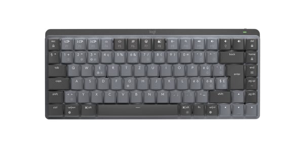 Logitech MX Mechanical Mini Minimalistisk Trådløst Belyst Tastatur - GRAFIT - CH