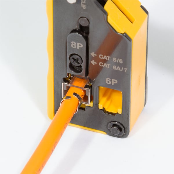 LogiLink WZ0060 kabelklipper Krympeværktøj Sort, Gul