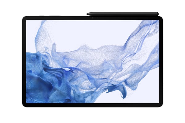Samsung Galaxy Tab S8+ SM-X800 Snapdragon 256 GB 31,5 cm (12.4") 8 GB Wi-Fi 6E (802.11ax) Android 12 Sølv