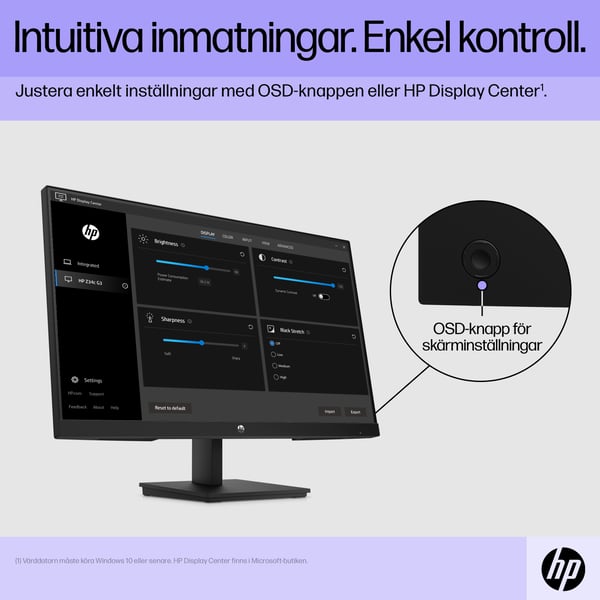 HP V24i G5 FHD Skärm