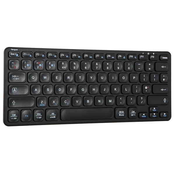 Targus AKB862UK tastatur Hjem Bluetooth QWERTY UK engelsk Sort