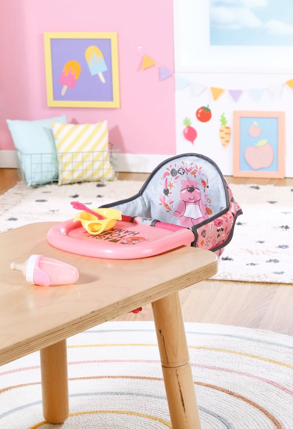 BABY born Table Feeding Chair Matstol till docka