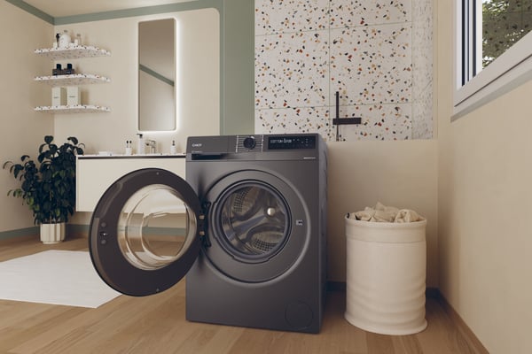 Candy BR 48B6G-S Pesukone Edestä täytettävä 8 kg 1400 RPM Antrasiitti