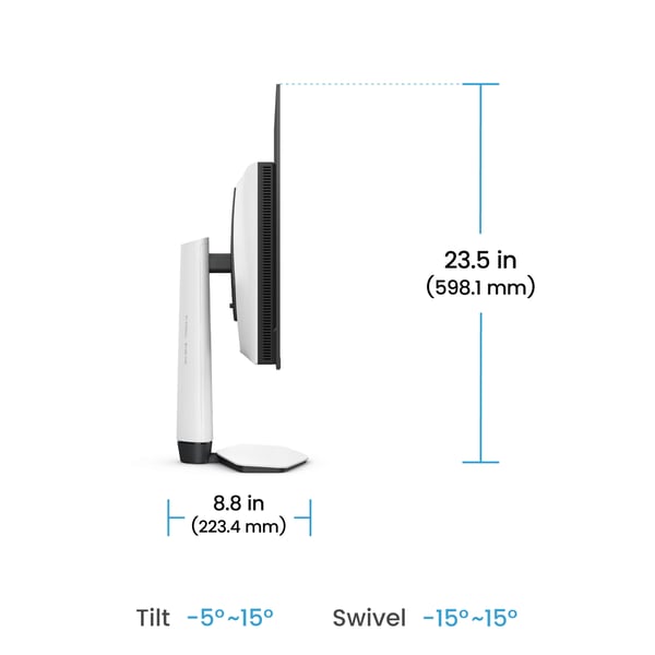 BenQ EX321UZ tietokoneen litteä näyttö 80 cm (31.5") 3840 x 2160 pikseliä 4K Ultra HD OLED Valkoinen