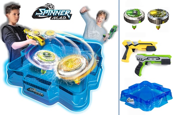 Silverlit Spinner M.A.D. Deluxe Battle Pack Twirling spinningtop