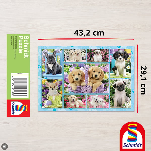 Schmidt® Spiele 56162 pussel 200 styck Djurliv