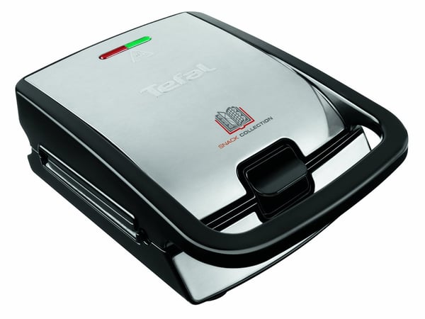 Tefal Snack Collection SW852D voileipägrilli 700 W Musta, Ruostumaton teräs