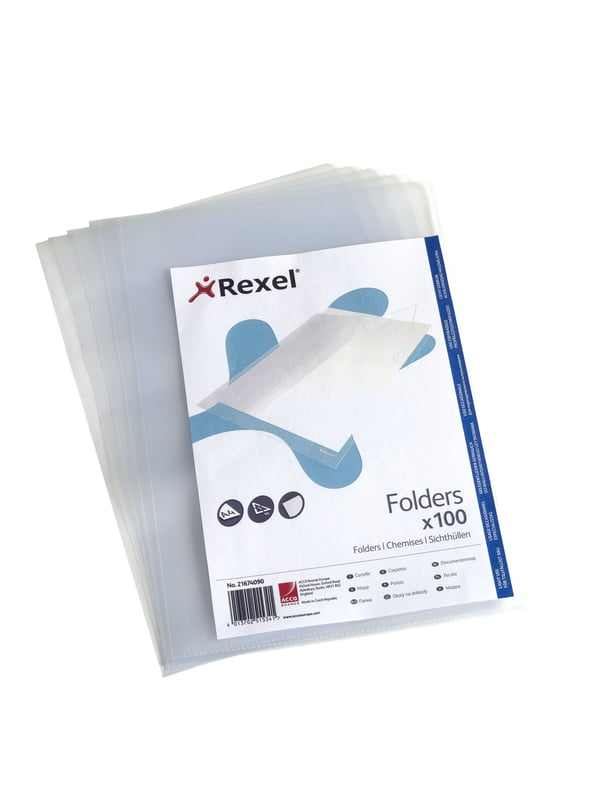 Rexel 21674090 arkbeskytter 210 x 297 mm (A4) Polypropylen (PP) 100 stk